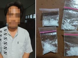 Pengedar Ditangkap di Jalan Cendrawasih Ujung Bersama 4 Plastik Klip Berisi Sabu