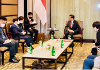 Jokowi Tagih Komitmen Bangun Industri Mobil Listrik ke Ketua DPR Korsel