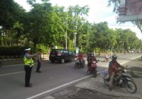 Polsek Banjarmasin Tengah Periksa Pengendara Melintas di Jalan Anang Adenansi Kamboja