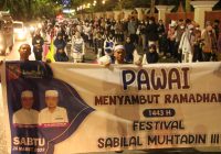 Sambut Ramadhan 1443 H, Ratusan Putra Putri Muslim Ikuti Festival Sabilal Muhtadin III di Banjarmasin