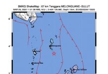 Gempa Bumi Magnitudo 5,1 Guncang Melonguane Sulawesi Utara