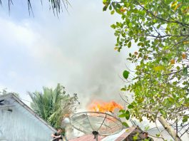 Kebakaran di Desa Habau Tabalong Kalsel, Api Hanguskan Tiga Buah Rumah