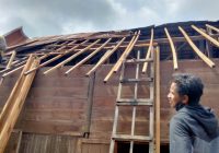 Data Lengkap Korban Angin Puting Beliung di Desa Durait Hilir HSU, 8 Buah Rumah Rusak