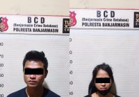 Masuk Jebakan, Sepasang Kekasih Miliki Sabu Diringkus Polsek Banjarmasin Barat