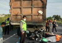 Hasil Olah TKP Laka Pasutri Terperosok Ke Roda Truk di Lingkar Selatan