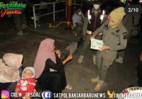 29 Orang Tanpa Masker Ditegur Sat Pol PP Kota Banjarbaru dan Personel Gabungan TNI Polri di Lapangan Murjani
