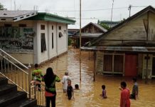 Banjir Landa Binuang dan Pasayangan Kabupaten Banjar, Air Sampai Paha Orang Dewasa