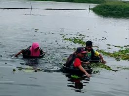 Video Viral Tiga Siswa SD Kabupaten HST Kalsel Kayuh Baskom di Atas Sungai Demi Bisa Bersekolah