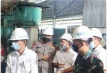 Kapolda Kalteng Cek Pabrik Pengolahan CPO di Kotim Demi Jaga Stok Minyak Goreng