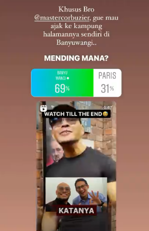 Berikut Alasan Sandiaga Uno Tak Ajak Deddy Corbuzier ke Paris