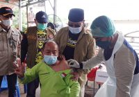 Ada 500 Warga Desa Pandahan Antusias Ikuti Vaksin Bergerak, Pertama Kedua dan Booster