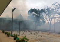 Kebakaran di Desa Sungai Kitano Kabupaten Banjar, Kantor Pembakal Setempat Hangus