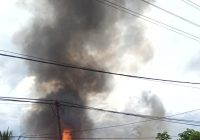 Pagi-pagi Abdul Ma'ad dan Marjuni Berduka, Rumah Mereka di Batang Alai Utara HST Diamuk si Jago Merah