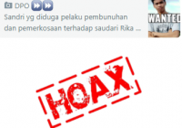 HOAX! Beredar Foto 'Sandri' dan Disebut DPO Pembunuhan Rika Safitri di HST