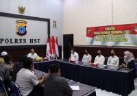 Polres HST Hadirkan Berbagai Elemen Masyarakat dalam Penelitian dan Supervisi Tim Puslitbang Polri