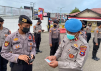 Usai Apel Pagi, Personel Polres Tabalong Langsung Diperiksa Propam di Halaman Mapolres