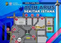 Rekayasa Lalu Lintas di Sekitar Lokasi Demo 11 April, Perhatikan Jalan Mana Saja yang Ditutup