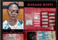Terungkap, Ibu Rumah Tangga Diduga 'Bos' Sabu 2 Kurir yang Ditangkap Polres Banjabaru, Suaminya Dipenjara Kasus Narkoba