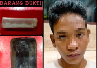Kurir Sabu Diringkus Reskrim Polsek Liang Anggang, Sempat Buang Barbuk di Rerumputan