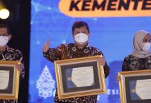 BPKP Raih Penghargaan Kinerja Keuangan Terbaik 2021 Oleh Menteri Sri Mulyani