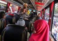 Mudik Gratis Polri : Gelombang Pertama Diberangkatkan dari Jakarta ke 21 Kota di Pulau Jawa