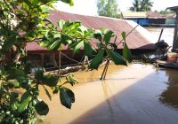BPBD Kalsel Tindaklanjuti Rumah Roboh Akibat Bencana Rob di Tanipah Kabupaten Banjar
