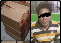 Puluhan Botol Minuman Keras Diamankan di Jalan Kenanga Landasan Ulin Timur