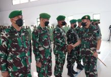 Pesan Danrem 101/Antasari Kepada 36 Prajurit Naik Pangkat