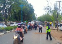Kronologi Honda Jazz Tabrak Pengendara Scoopy Merah Depan Samsat Banjarbaru