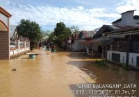 Dua Desa di Kabupaten Balangan Terendam Banjir, BPBD Pantau Debit Air