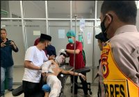 Gara-Gara Tendang Ban, Pendemo Terbakar di Demo Mahasiswa 11 April di Bone