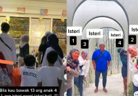 Viral Tiktok Pria Belanja Baju Lebaran dengan 4 Istri dan 13 Anak Penuhi Mall