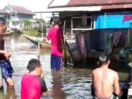 Balita Tenggelam di Sungai Kaladan Kabupaten Tapin