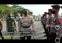 Jelang Idul Fitri 1443 H, Polres Kotabaru Gelar Apel Operasi Ketupat Intan 2022, Bakal Turunkan 600 Personel