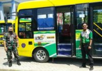 Babinsa Banjarmasin Timur Datangi Sopir BRT di Terminal Induk Km 6, Lakukan Ini