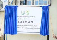Selesaikan Perkara Warga Banjarmasin, Pemko dan Kejati Kalsel Resmikan Restorative Justice Baiman