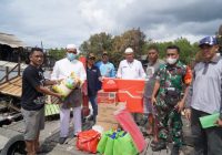 Sebanyak 12 KK Korban kebakaran di Desa Sejahtera Dapat Bantuan Dinsos Pemkab Tanah Bumbu
