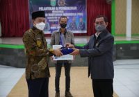 Pelantikan Ketua PWI Tanah Bumbu, Sekda Sampaikan Harapan