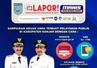 LAPOR MANIS Kabupaten Banjar Masuk Top 51 Pengelola Pengaduan Pelayanan Publik Terbaik