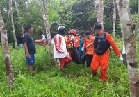Jenazah Korban Tenggelam di Saluran Irigasi Simpang Empat yang Ditemukan Dibawa Ke Martapura