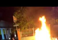 Yamaha Jupiter Z Terbakar di Simpang Empat Sekumpul, Pengendara Mau ke Balangan