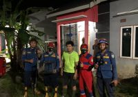 Ular Kobra di Dapur Salah Satu Rumah Warga di Kompleks Mekar Indah 2 Bincau