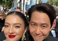 Raline Shah Pamer di Red Carpet Cannes dengan Aktor Squid Game Lee Jung Jae