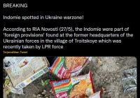 Ada Mi Goreng Instan Indonesia di Markas Besar Pasukan Tentara Ukraina, Diduga Milik Tentara Bayaran