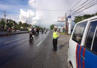 Unit Lantas Patroli Daerah Rawan Kecelakaan di Wilayah Hukum Polsek Liang Anggang