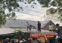 Kebakaran di Simpang Telawang Banjarmasin Hanguskan Rumah Warga