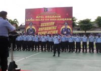 Kalapas Karang Intan Hadiri Apel Organik di Kemenkumham Kalsel