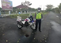 Cegah Balapan Liar, Satlantas Polres Batola Hunting di Kawasan Jalan Sudirman Marabahan