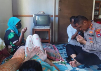 Datangi Warga Tak Mampu yang Sakit Parah, Kapolresta Banjarmasin: Negara Hadir Bantu Kesulitan Masyarakat