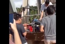 Viral, Sekelompok Pria Lempar Motor Yamaha RX King ke Sungai Kahayan